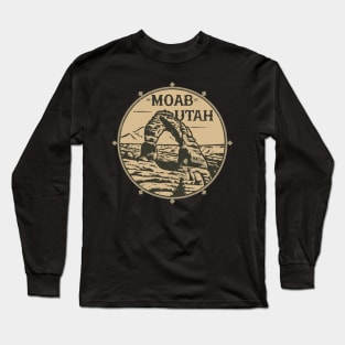 Moab Utah Vintage Outdoor Long Sleeve T-Shirt